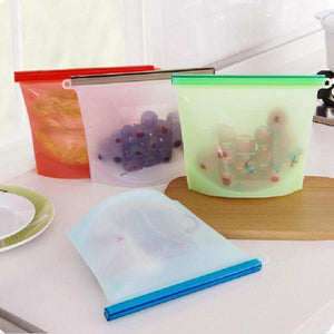 Zero-Waste Reusable Ziplock Bags - 4pcs